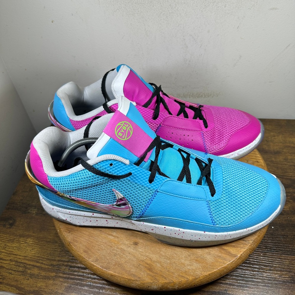 Nike Zoom Freak 1 EYBL Basketball Shoes Men's Size 12 Blue Pink FN5182-900 - Picture 1 of 8